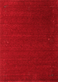 Abstract Red Contemporary Rug, con148red