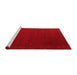 Contemporary Red Washable Rugs