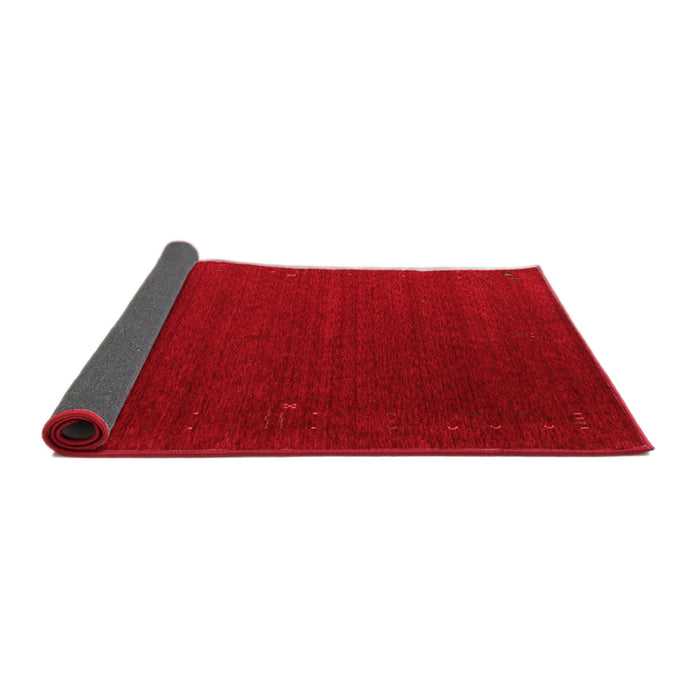 Abstract Red Contemporary Area Rugs