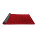 Abstract Red Contemporary Area Rugs