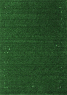 Abstract Emerald Green Contemporary Rug, con148emgrn