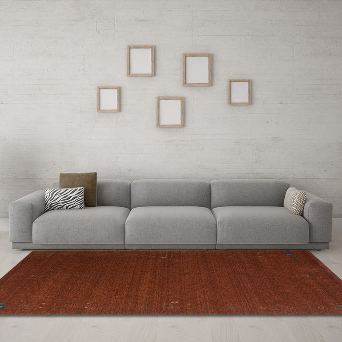 Machine Washable Abstract Light Blue Contemporary Rug in a Living Room, wshcon148lblu
