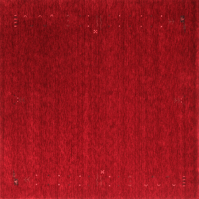 Machine Washable Abstract Red Contemporary Rug, wshcon148red