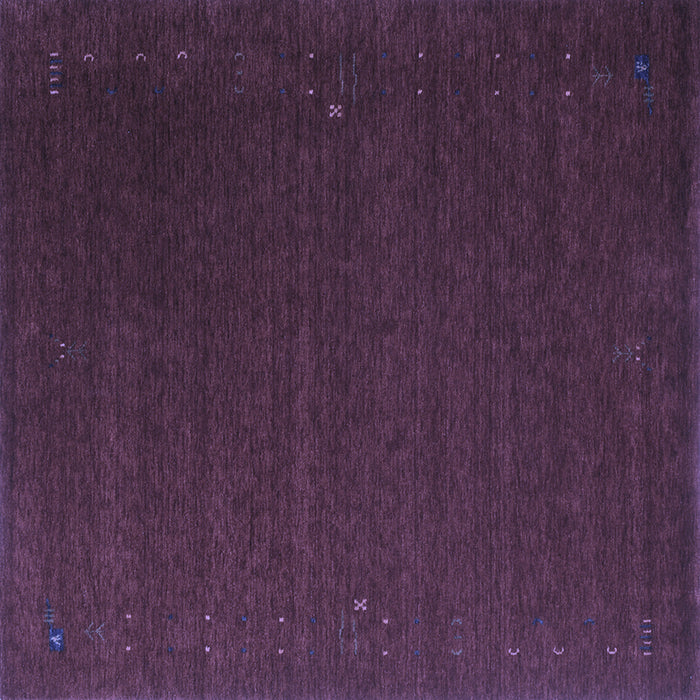 Square Machine Washable Abstract Blue Contemporary Rug, wshcon148blu
