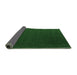 Sideview of Abstract Emerald Green Contemporary Rug, con148emgrn