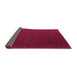 Sideview of Abstract Purple Contemporary Rug, con148pur