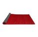 Thickness of Contemporary Brown Red Modern Rug, con149