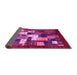 Sideview of Abstract Pink Contemporary Rug, con1490pnk