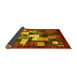 Sideview of Abstract Yellow Contemporary Rug, con1490yw