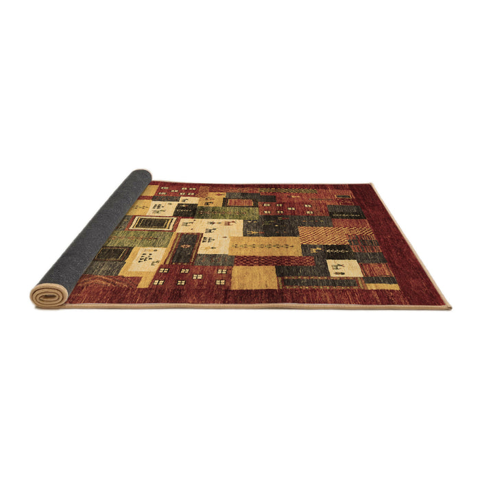Sideview of Abstract Brown Contemporary Rug, con1490brn