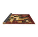 Sideview of Abstract Brown Contemporary Rug, con1490brn