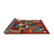 Thickness of Contemporary Army Brown Modern Rug, con1491