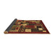 Sideview of Abstract Brown Contemporary Rug, con1491brn