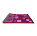 Sideview of Abstract Pink Contemporary Rug, con1491pnk