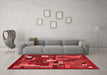 Contemporary Red Washable Rugs