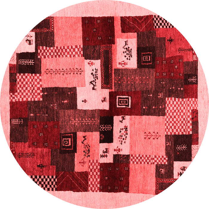 Machine Washable Abstract Red Contemporary Rug, wshcon1492red