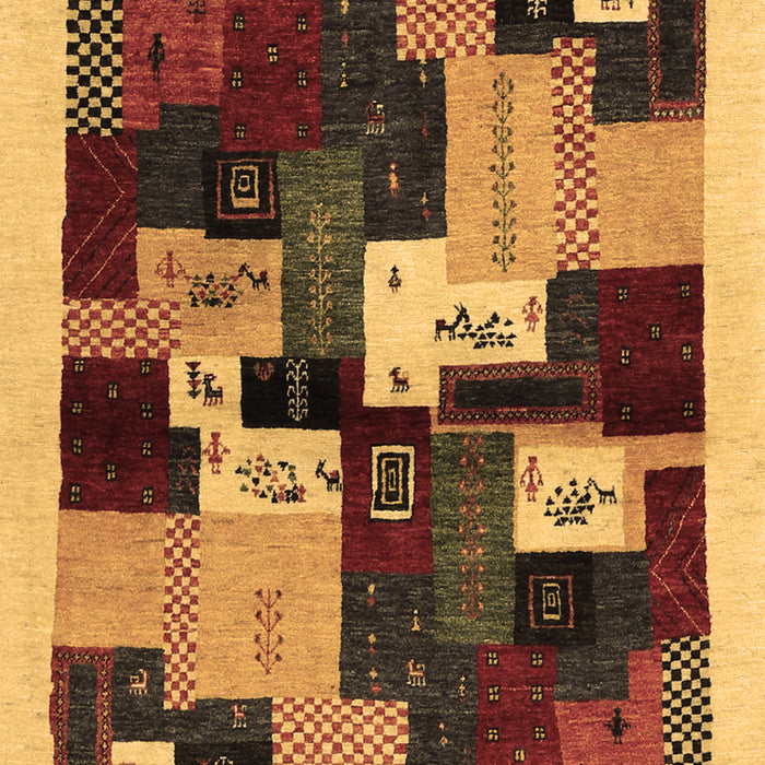 Abstract Brown Contemporary Rug, con1492brn