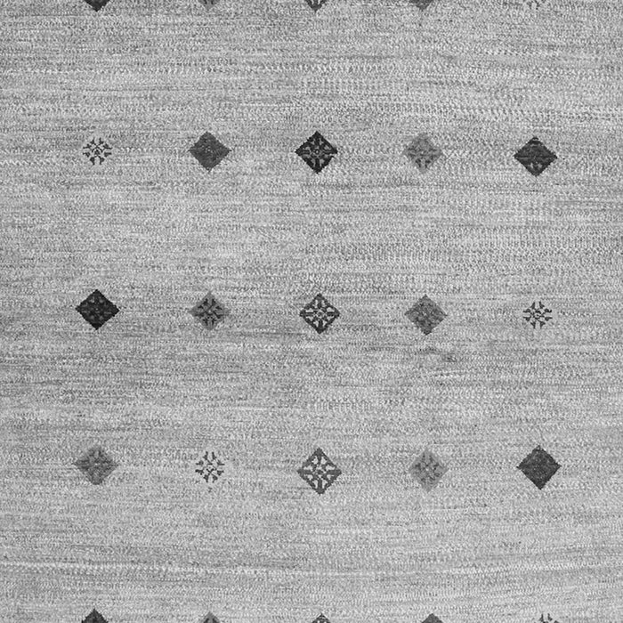 Serging Thickness of Machine Washable Abstract Gray Contemporary Rug, wshcon1493gry