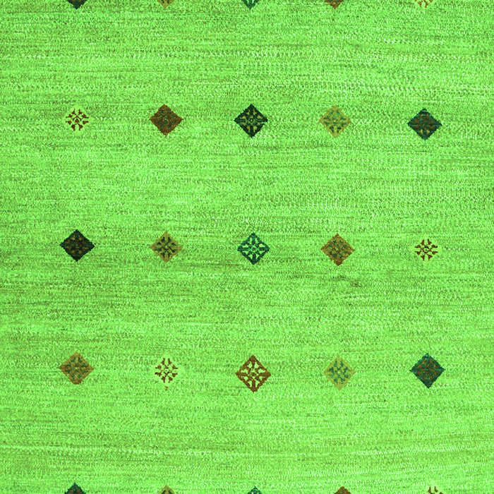Abstract Green Contemporary Rug, con1493grn