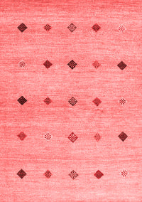 Abstract Red Contemporary Rug, con1493red