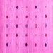 Square Abstract Pink Contemporary Rug, con1493pnk