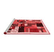 Contemporary Red Washable Rugs