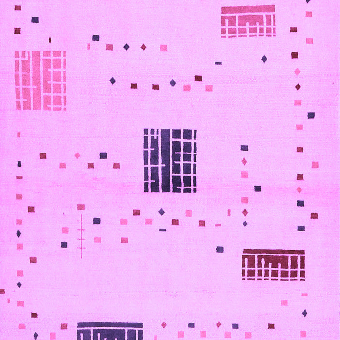 Solid Purple Modern Rug, con1495pur