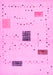 Solid Pink Modern Rug, con1495pnk