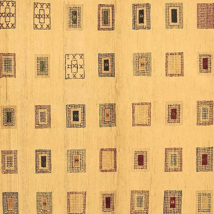 Square Machine Washable Solid Brown Modern Rug, wshcon1496brn