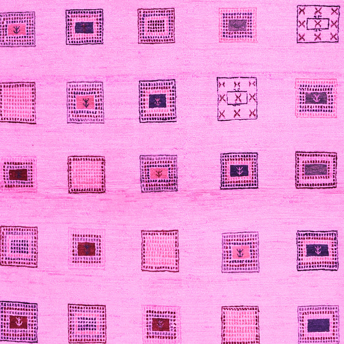 Solid Pink Modern Rug, con1496pnk