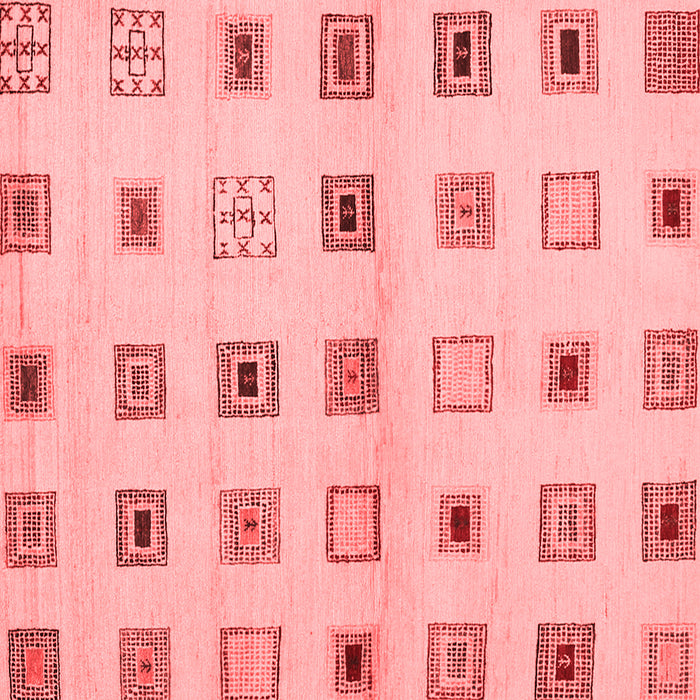 Solid Red Modern Rug, con1496red