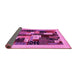 Sideview of Abstract Pink Contemporary Rug, con1497pnk