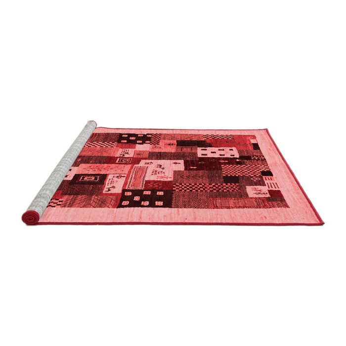 Contemporary Red Washable Rugs