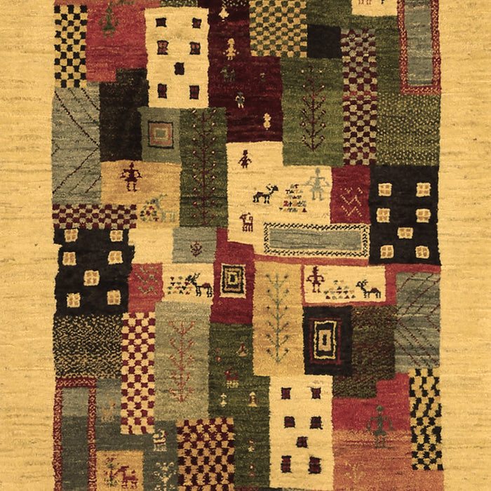 Abstract Brown Contemporary Rug, con1497brn