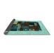 Sideview of Abstract Light Blue Contemporary Rug, con1498lblu