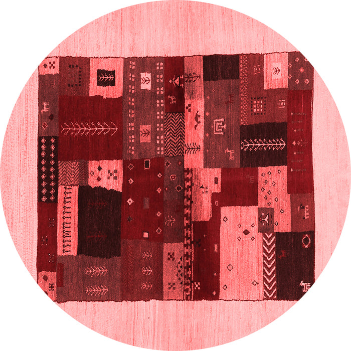 Machine Washable Abstract Red Contemporary Rug, wshcon1498red