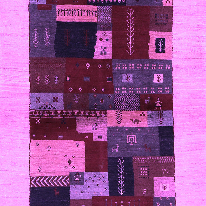 Machine Washable Abstract Purple Contemporary Area Rugs, wshcon1498pur