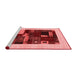 Contemporary Red Washable Rugs