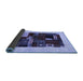 Sideview of Abstract Blue Contemporary Rug, con1498blu