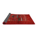 Thickness of Contemporary Red Modern Rug, con1499