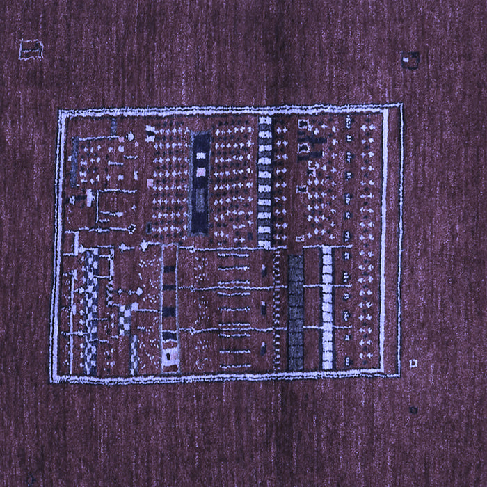 Square Machine Washable Abstract Blue Contemporary Rug, wshcon1499blu