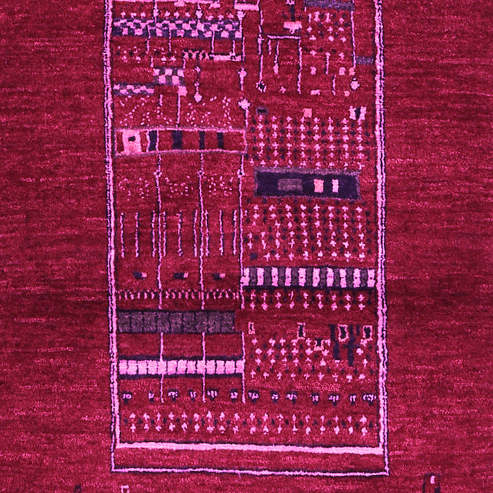 Machine Washable Abstract Pink Contemporary Rug, wshcon1499pnk