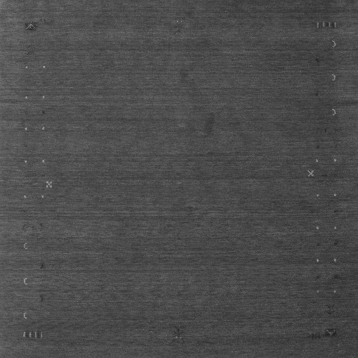 Round Machine Washable Abstract Gray Contemporary Rug, wshcon149gry