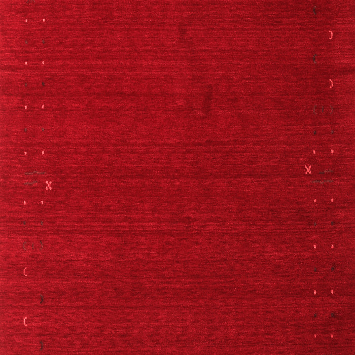 Machine Washable Abstract Red Contemporary Rug, wshcon149red