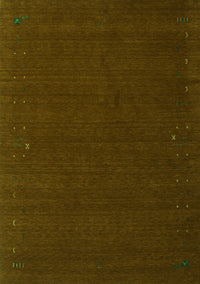 Abstract Green Contemporary Rug, con149grn