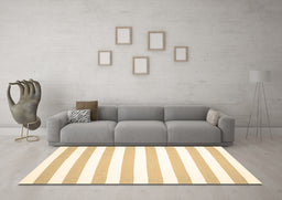 Machine Washable Abstract Brown Contemporary Rug in a Living Room,, wshcon14brn