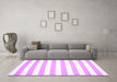 Machine Washable Abstract Pink Contemporary Rug in a Living Room, wshcon14pnk