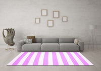 Machine Washable Abstract Pink Contemporary Rug, wshcon14pnk