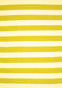 Abstract Yellow Contemporary Rug, con14yw