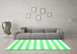 Machine Washable Abstract Green Contemporary Area Rugs in a Living Room,, wshcon14grn
